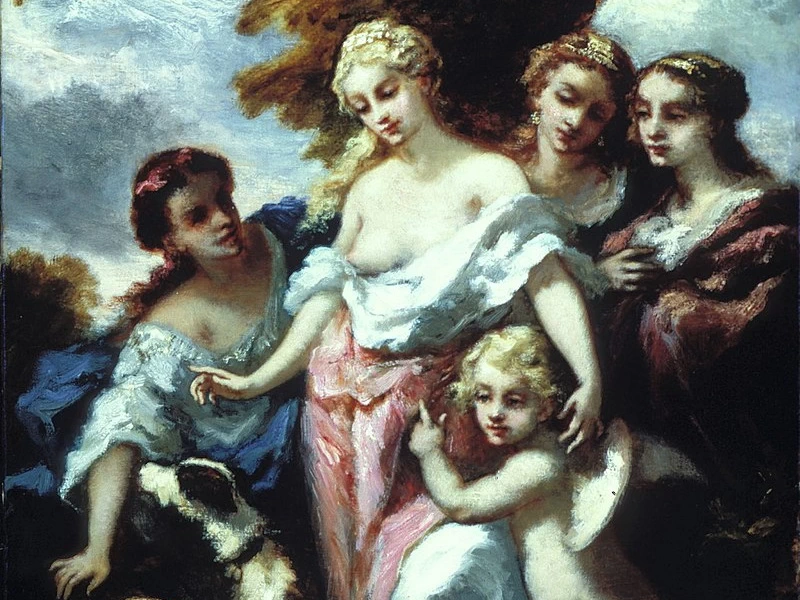 1807-Narcisse Virgile Diaz de la Peña - Diana dopo la caccia - Detroit Institute of Arts
